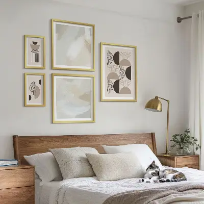 Galeria obrazów na ścianę abstrakcyjne formy i geometria