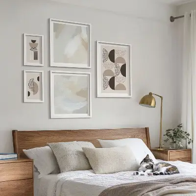 Galeria obrazów na ścianę abstrakcyjne formy i geometria