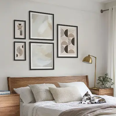Galeria obrazów na ścianę abstrakcyjne formy i geometria