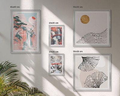 Galeria obrazów na ścianę Krajobrazy wodospadów Japonia