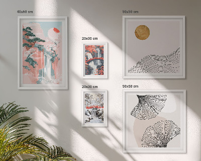Galeria obrazów na ścianę Krajobrazy wodospadów Japonia