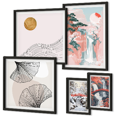Galeria obrazów na ścianę Krajobrazy wodospadów Japonia