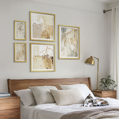 Galeria obrazów na ścianę Abstrakcyjne minimalistyczne kompozycje