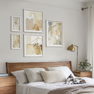 Galeria obrazów na ścianę Abstrakcyjne minimalistyczne kompozycje