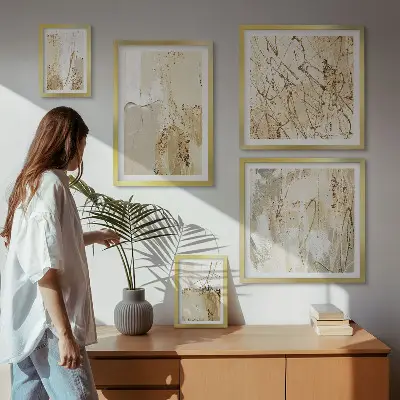 Galeria obrazów na ścianę abstrakcyjne nowoczesne tekstury