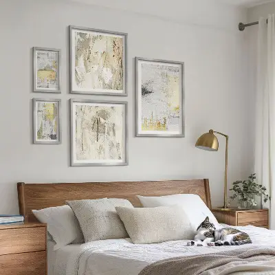 Galeria obrazów na ścianę w stylowe abstrakcyjne wzory