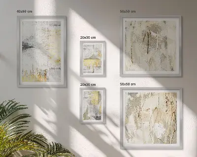 Galeria obrazów na ścianę w stylowe abstrakcyjne wzory