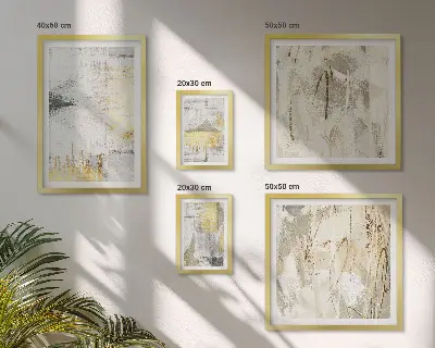 Galeria obrazów na ścianę w stylowe abstrakcyjne wzory