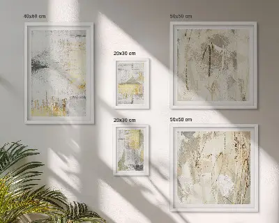 Galeria obrazów na ścianę w stylowe abstrakcyjne wzory