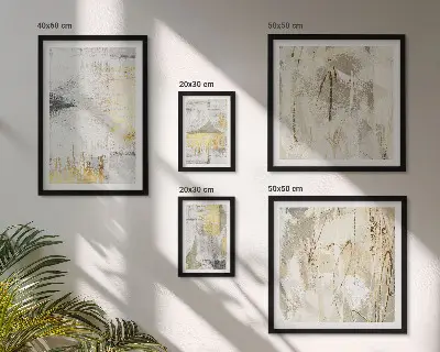Galeria obrazów na ścianę w stylowe abstrakcyjne wzory