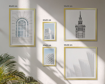 Dekoracja ścienna zestaw obrazów Nowoczesna architektura minimalizm