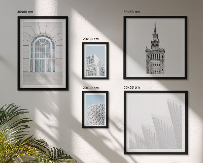 Dekoracja ścienna zestaw obrazów Nowoczesna architektura minimalizm