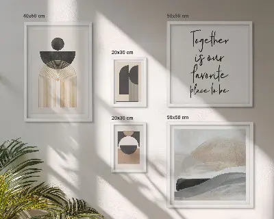 Obraz na ścianę Abstrakcyjne formy natury galeria obrazów