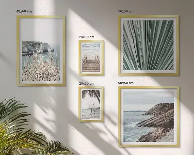 Galeria obrazów na ścianę z motywem nadmorskich plaż i tropików