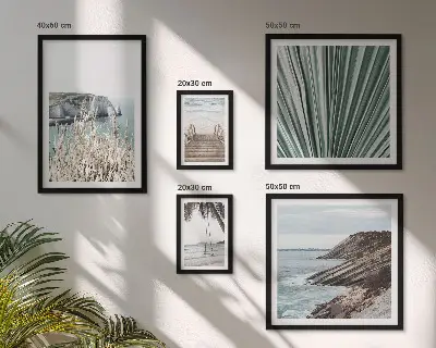Galeria obrazów na ścianę z motywem nadmorskich plaż i tropików