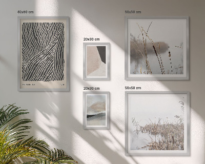 Galeria obrazów na ścianę Minimalistyczna sztuka natura