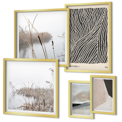 Galeria obrazów na ścianę Minimalistyczna sztuka natura