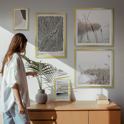 Galeria obrazów na ścianę Minimalistyczna sztuka natura
