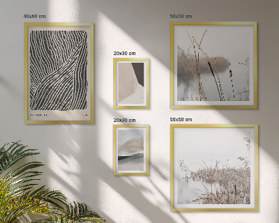 Galeria obrazów na ścianę Minimalistyczna sztuka natura