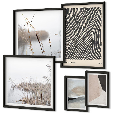 Galeria obrazów na ścianę Minimalistyczna sztuka natura