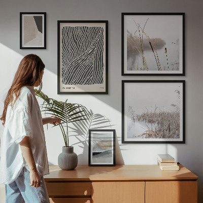 Galeria obrazów na ścianę Minimalistyczna sztuka natura