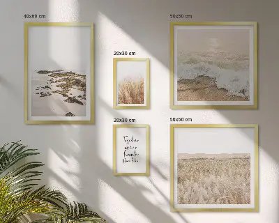 Galeria obrazów na ścianę z motywem plażowych krajobrazów przyrody