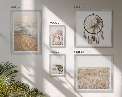 Zestaw obrazów dekoracja ścienna naturalne pejzaże plażowe