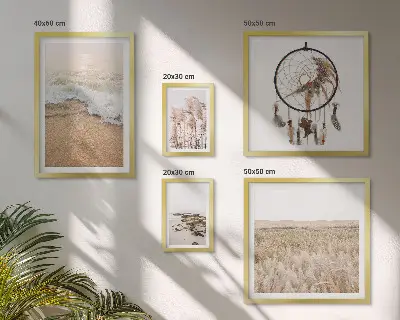 Zestaw obrazów dekoracja ścienna naturalne pejzaże plażowe