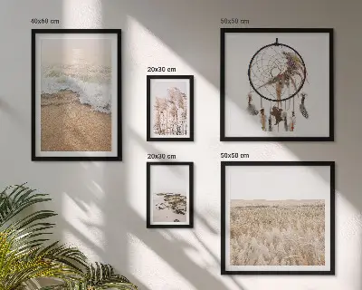 Zestaw obrazów dekoracja ścienna naturalne pejzaże plażowe