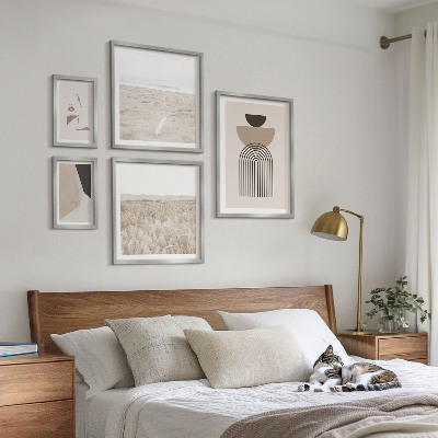 Galeria obrazów na ścianę Stylowe abstrakcje pejzaże