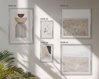 Galeria obrazów na ścianę Stylowe abstrakcje pejzaże