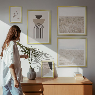 Galeria obrazów na ścianę Stylowe abstrakcje pejzaże