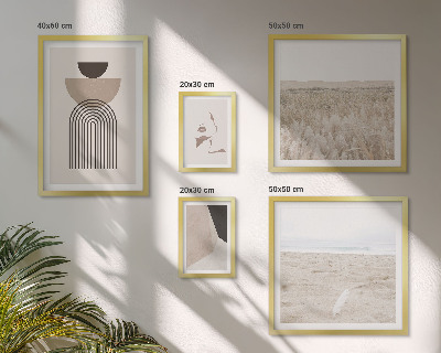 Galeria obrazów na ścianę Stylowe abstrakcje pejzaże