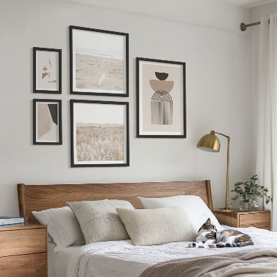 Galeria obrazów na ścianę Stylowe abstrakcje pejzaże