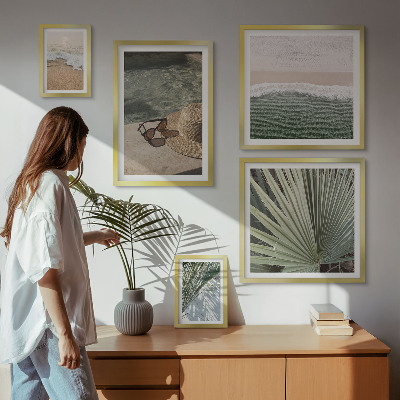 Galeria obrazów na ścianę Stylowe wakacyjne motywy wodne