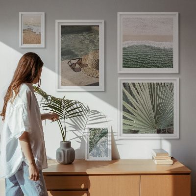 Galeria obrazów na ścianę Stylowe wakacyjne motywy wodne