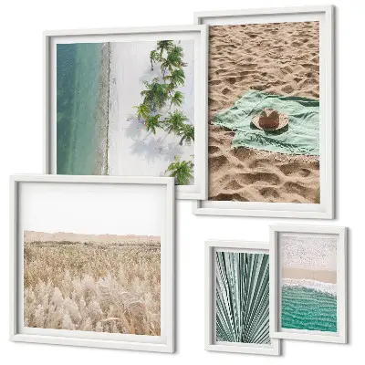 Galeria obrazów na ścianę Plażowe widoki tropików