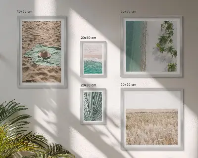 Galeria obrazów na ścianę plażowe widoki tropików