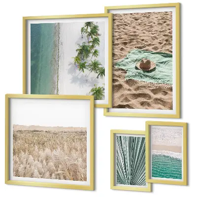Galeria obrazów na ścianę plażowe widoki tropików