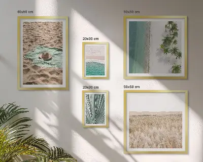 Galeria obrazów na ścianę plażowe widoki tropików