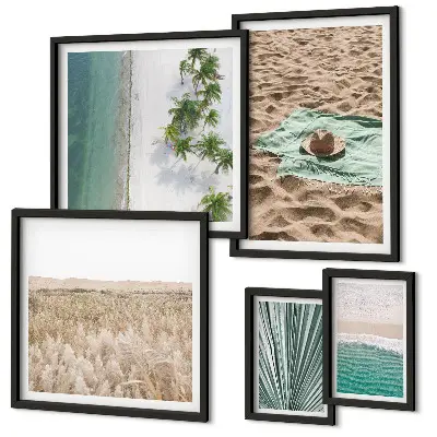Galeria obrazów na ścianę plażowe widoki tropików