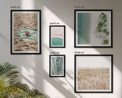 Galeria obrazów na ścianę plażowe widoki tropików
