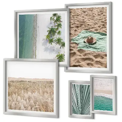 Galeria obrazów na ścianę plażowe widoki tropików