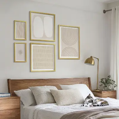 Galeria obrazów na ścianę Stylowe abstrakcyjne formy