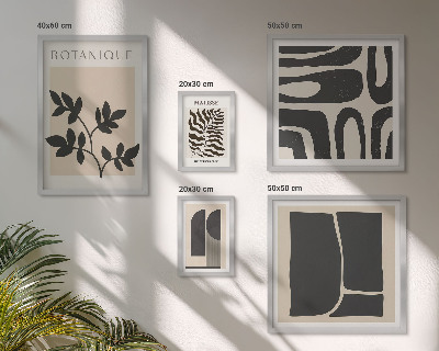 Galeria obrazów na ścianę Stylowe grafiki natura abstrakcja