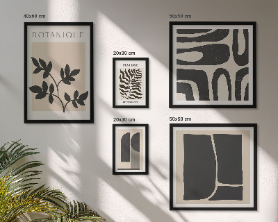 Galeria obrazów na ścianę Stylowe grafiki natura abstrakcja