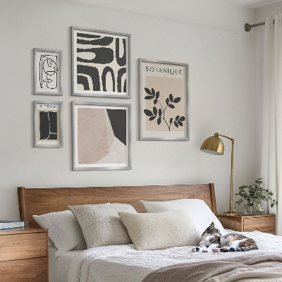 Galeria obrazów na ścianę Stylowe grafiki minimalistyczne