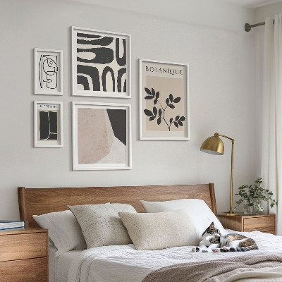 Galeria obrazów na ścianę Stylowe grafiki minimalistyczne