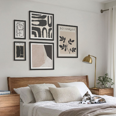 Galeria obrazów na ścianę Stylowe grafiki minimalistyczne