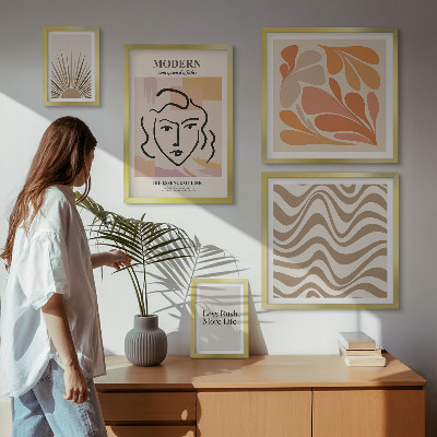 Galeria obrazów na ścianę Styl nowoczesny abstrakcyjny